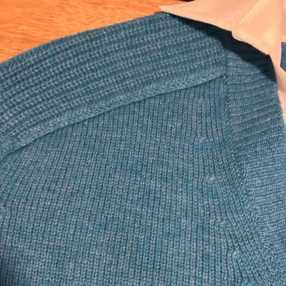 Brochu Walker Women's Looker Layered V-Neck in Laguna Blue - Picture 6 of 6